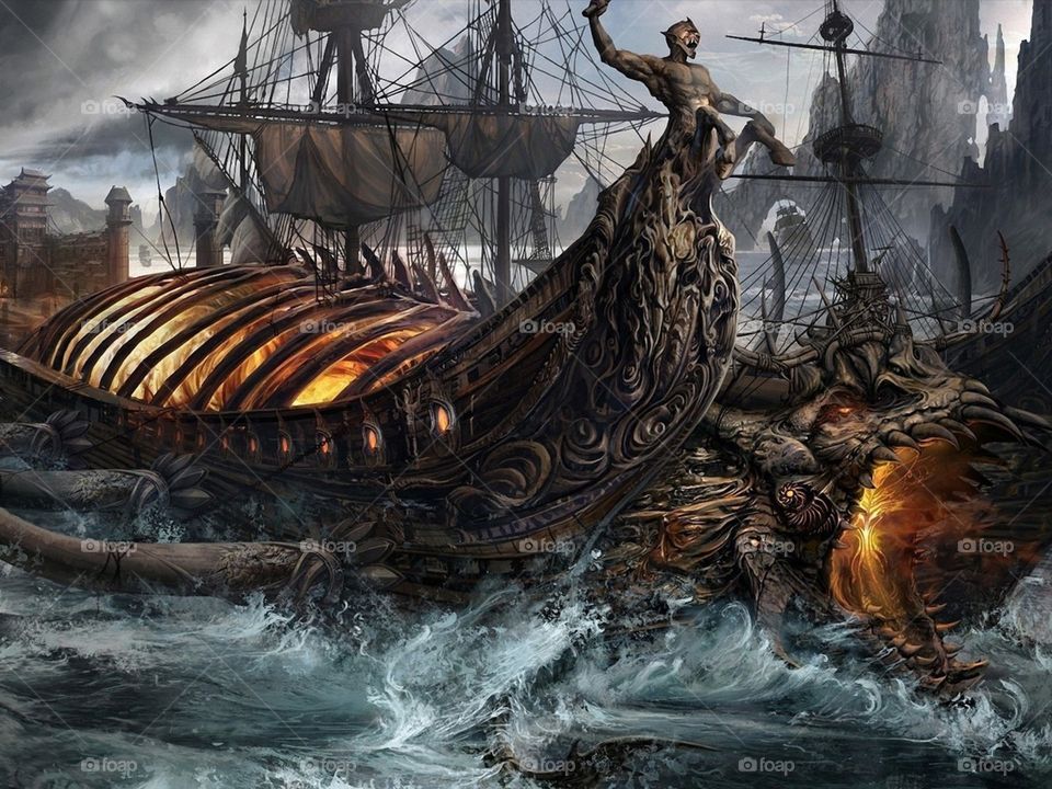 Ship Wreck Fantasy artwork
