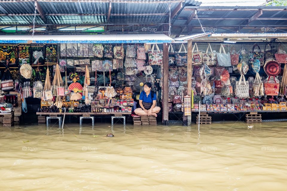 Thailand float market