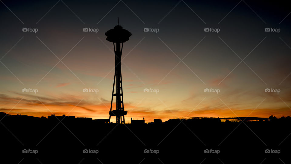 space needle silhouette