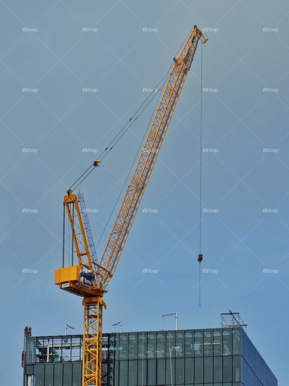 High Rise Construction Crane