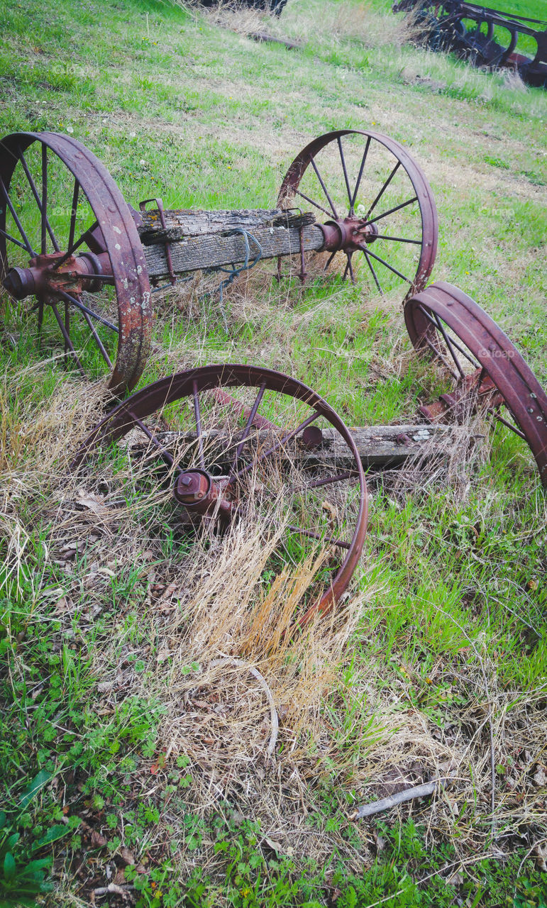 Horse Drawn Wagon Wheels