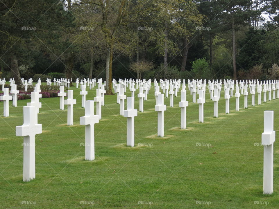 Cimetiere en Normandie 