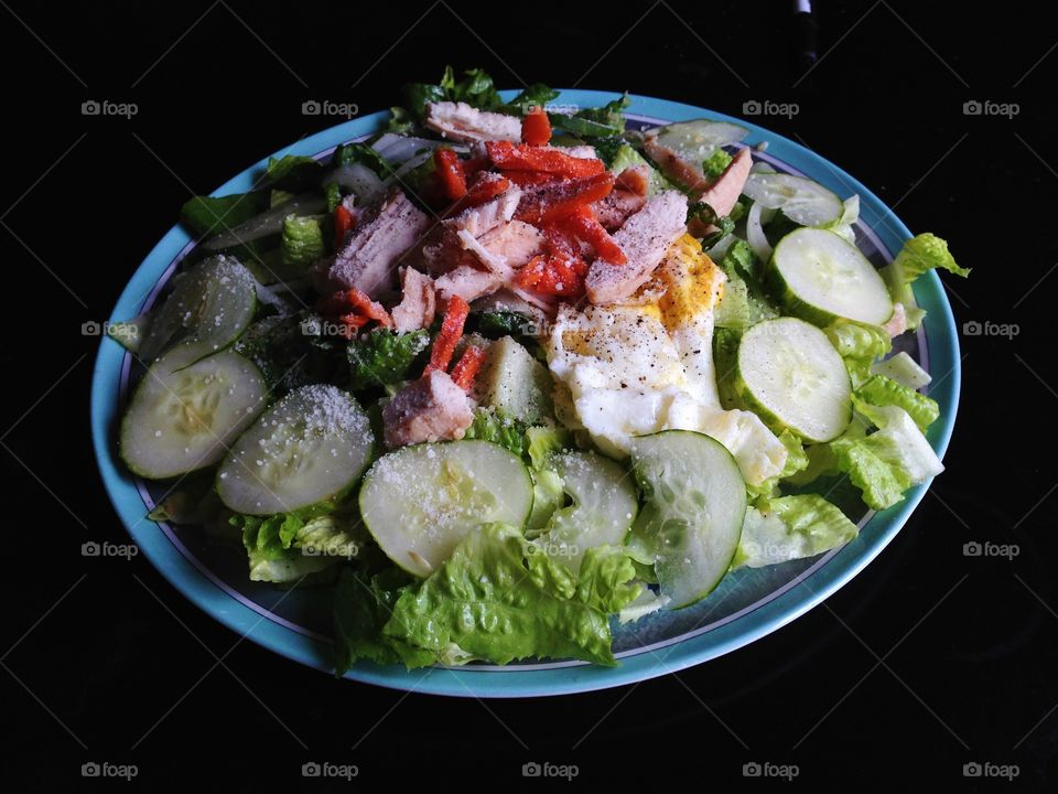 Health. The rainbow that is a good salad