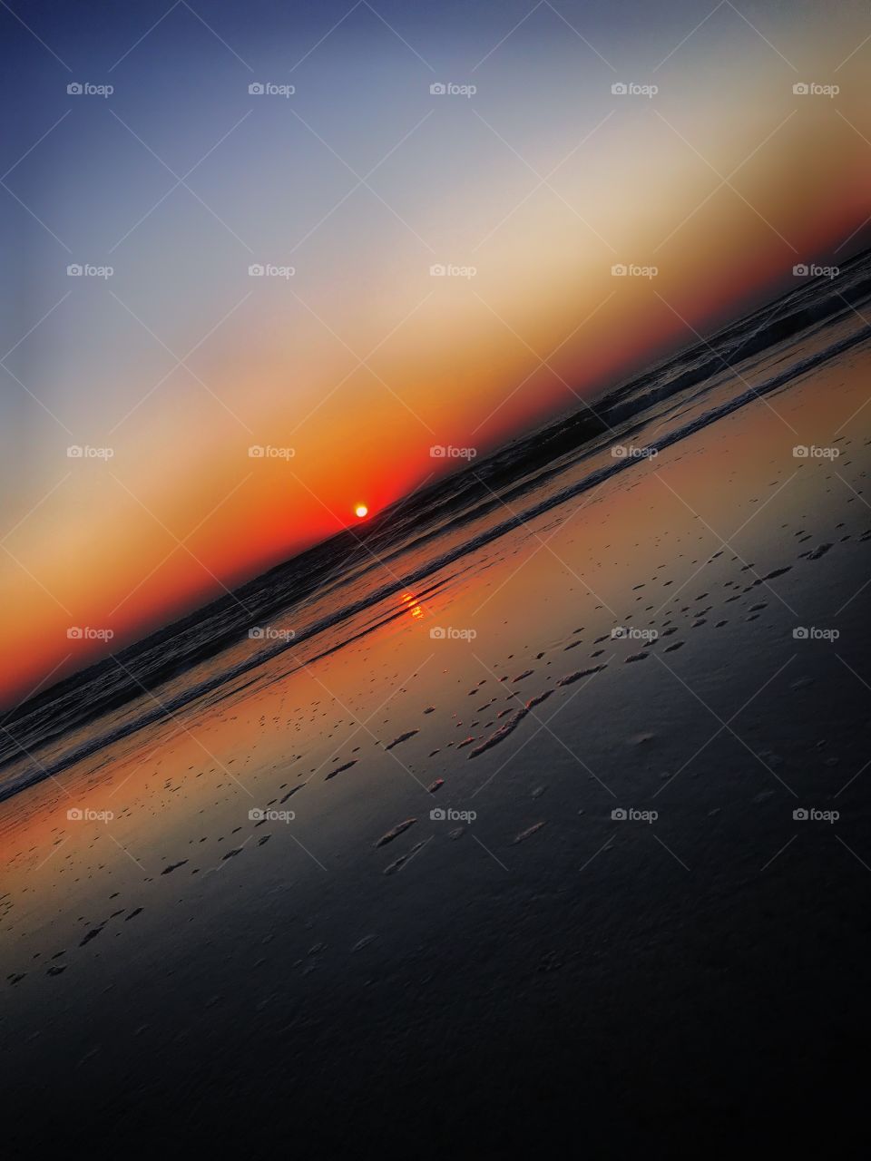 Sunrise over the Atlantic Ocean—taken in St. Augustine, Florida 