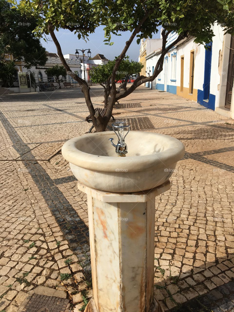 Fountain in street