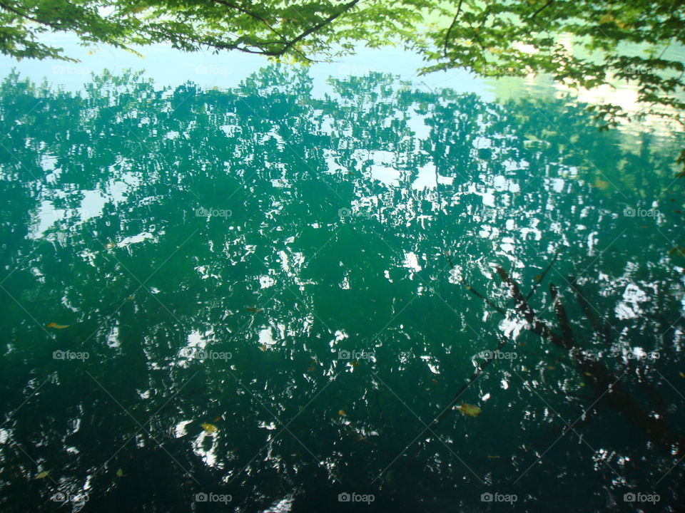 blue lakes in the Caucasus