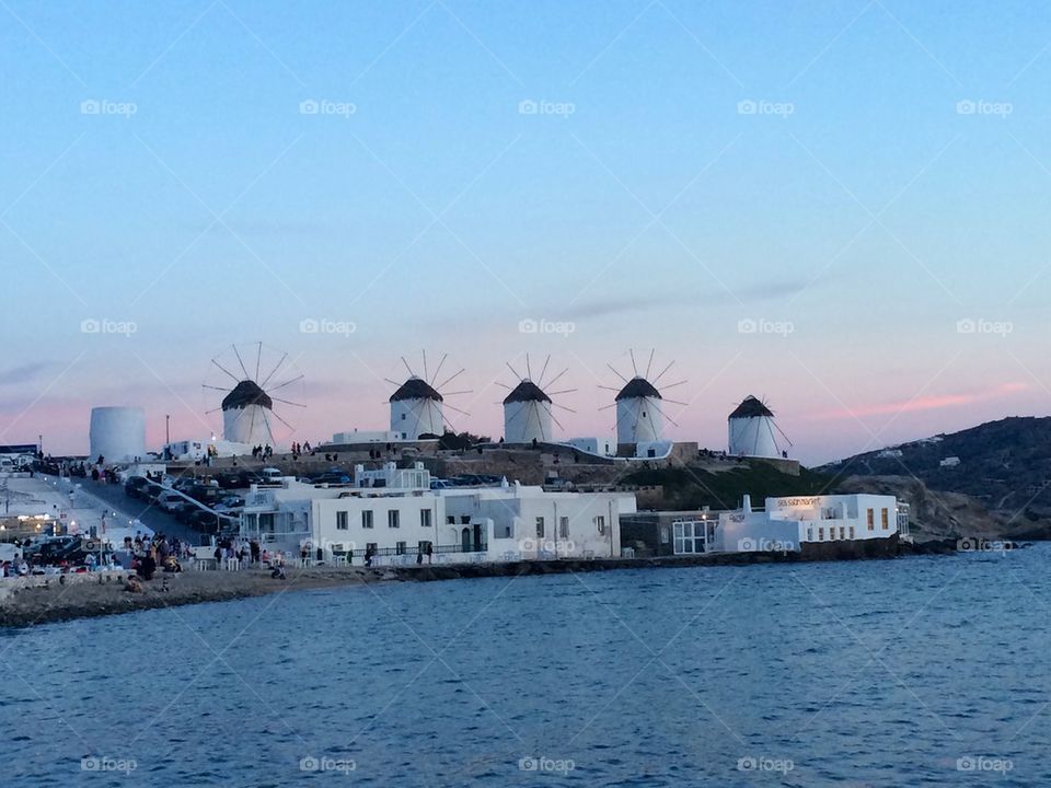 Windmill Sunset