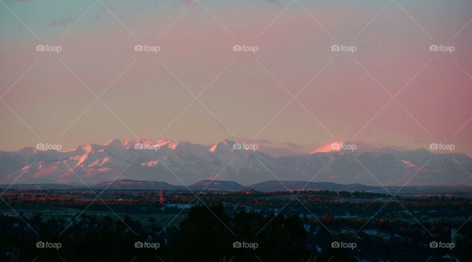 Sunrise over Mountains