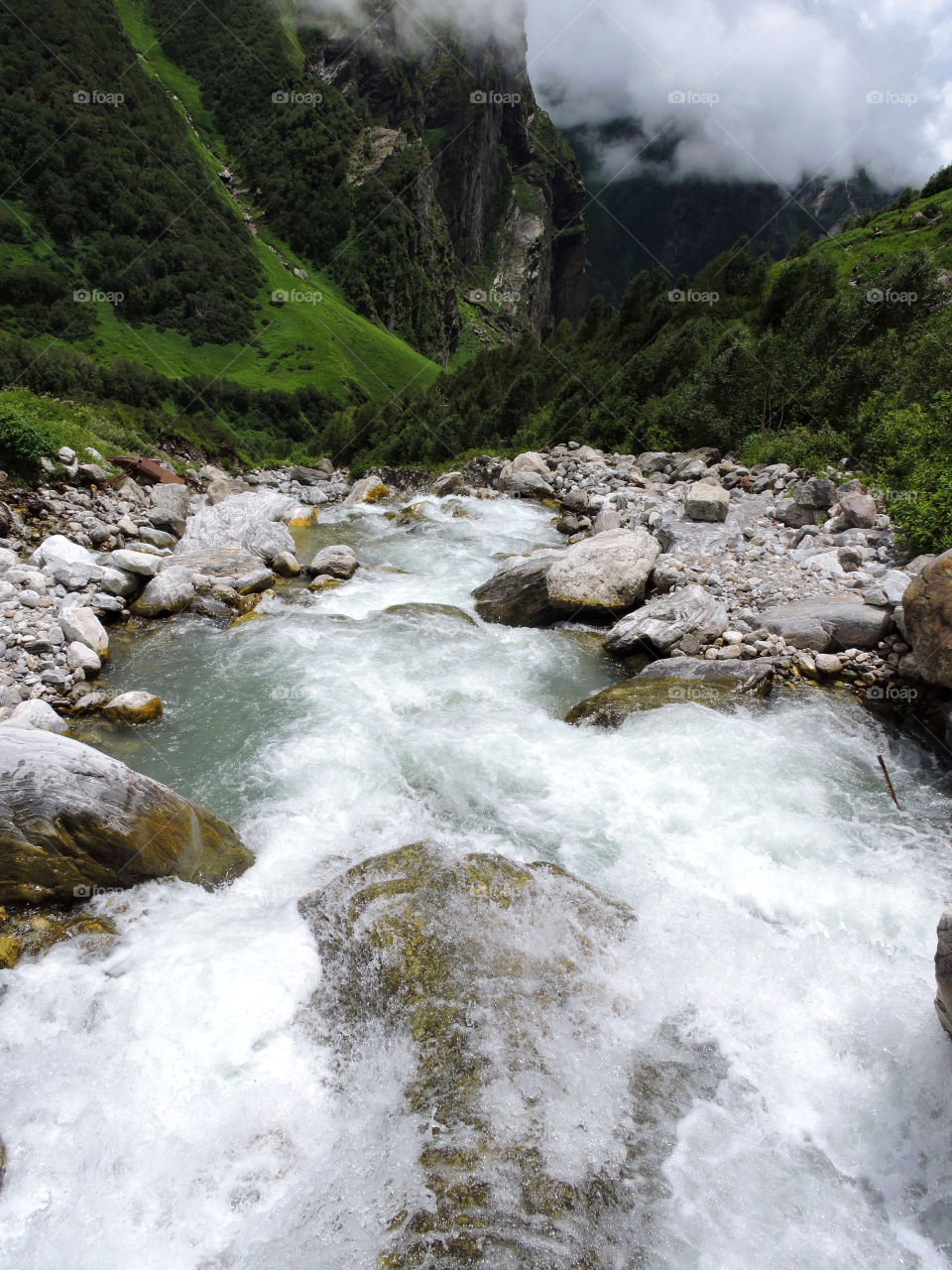 flowing river