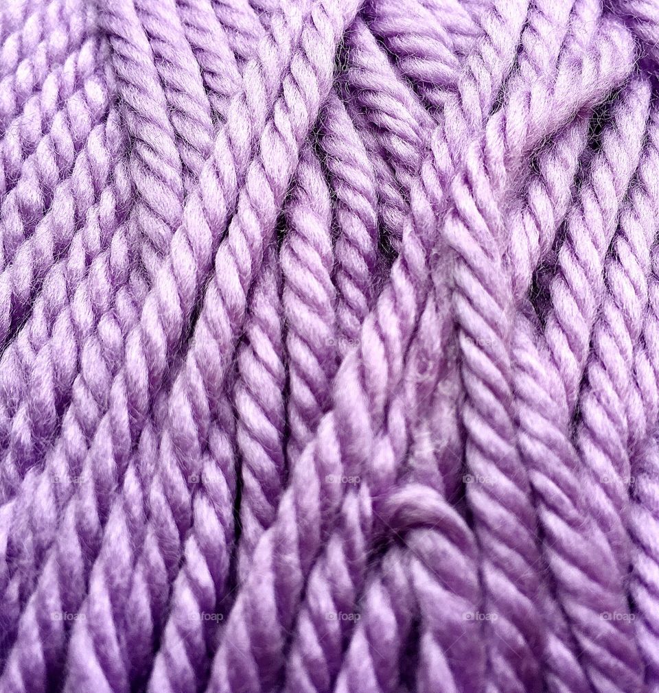 Purple yarn 