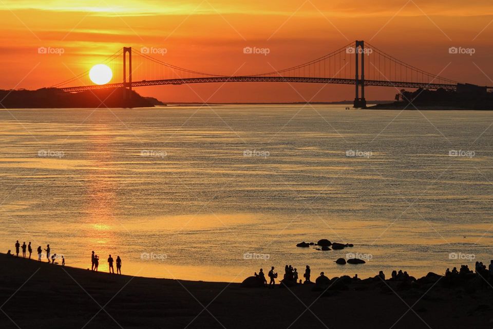 Siluetas al atardecer