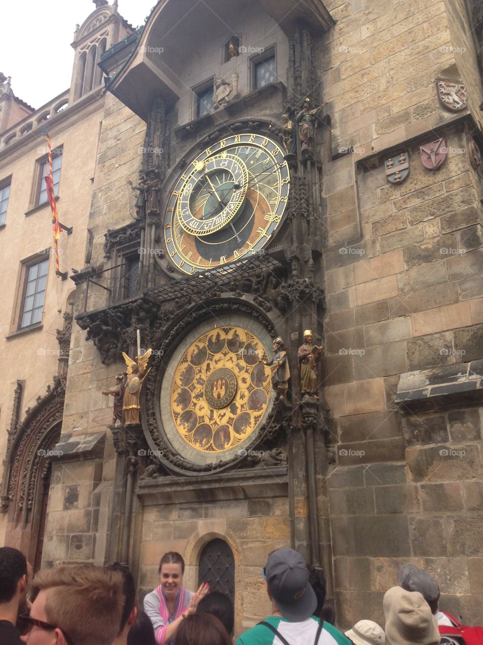 Astronomical Clock . Picture of the astronomical clock in Prague.