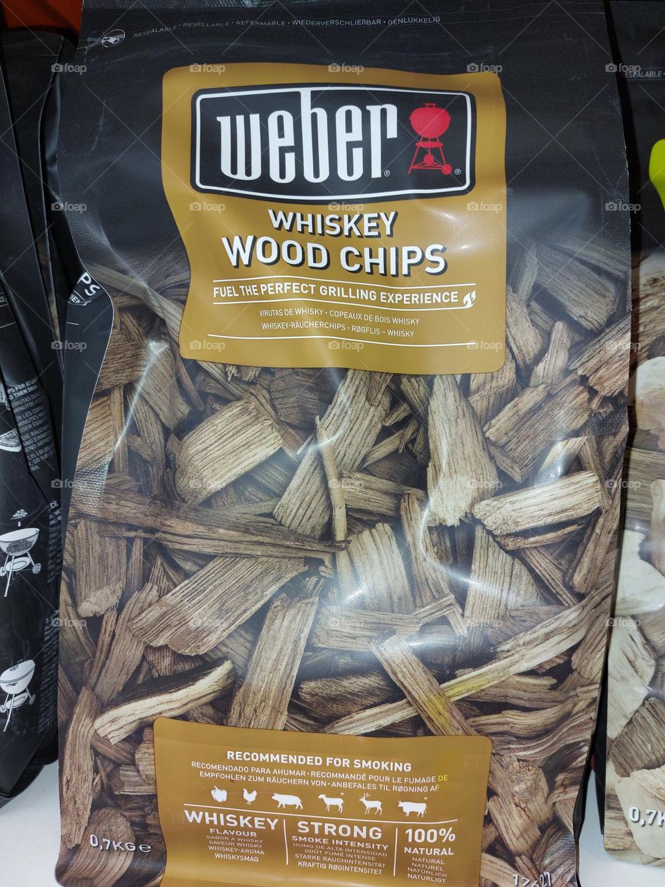 Weber Whiskey wood chips. Everyday life with barbecue. Good taste, fair price.