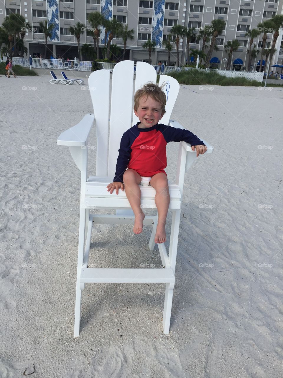 Beach life guard chair 