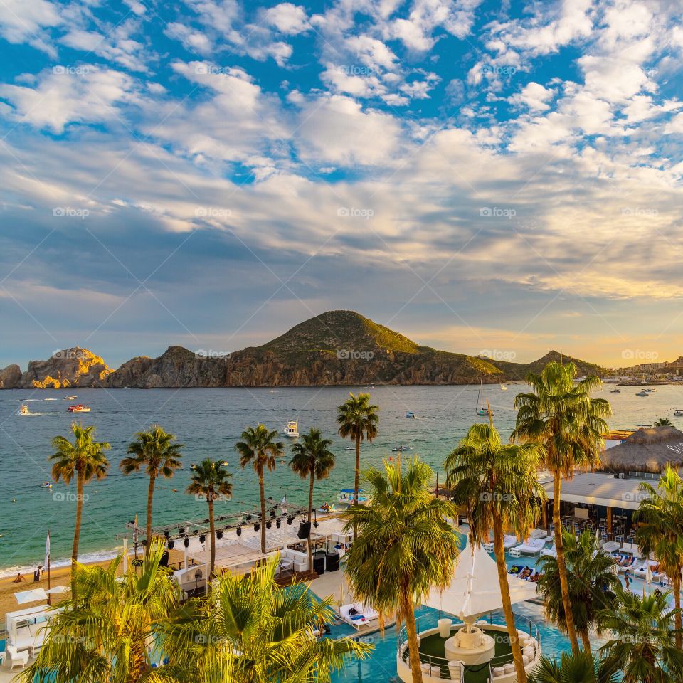 Sunny warm days in Cabo San Lucas, Mexico 