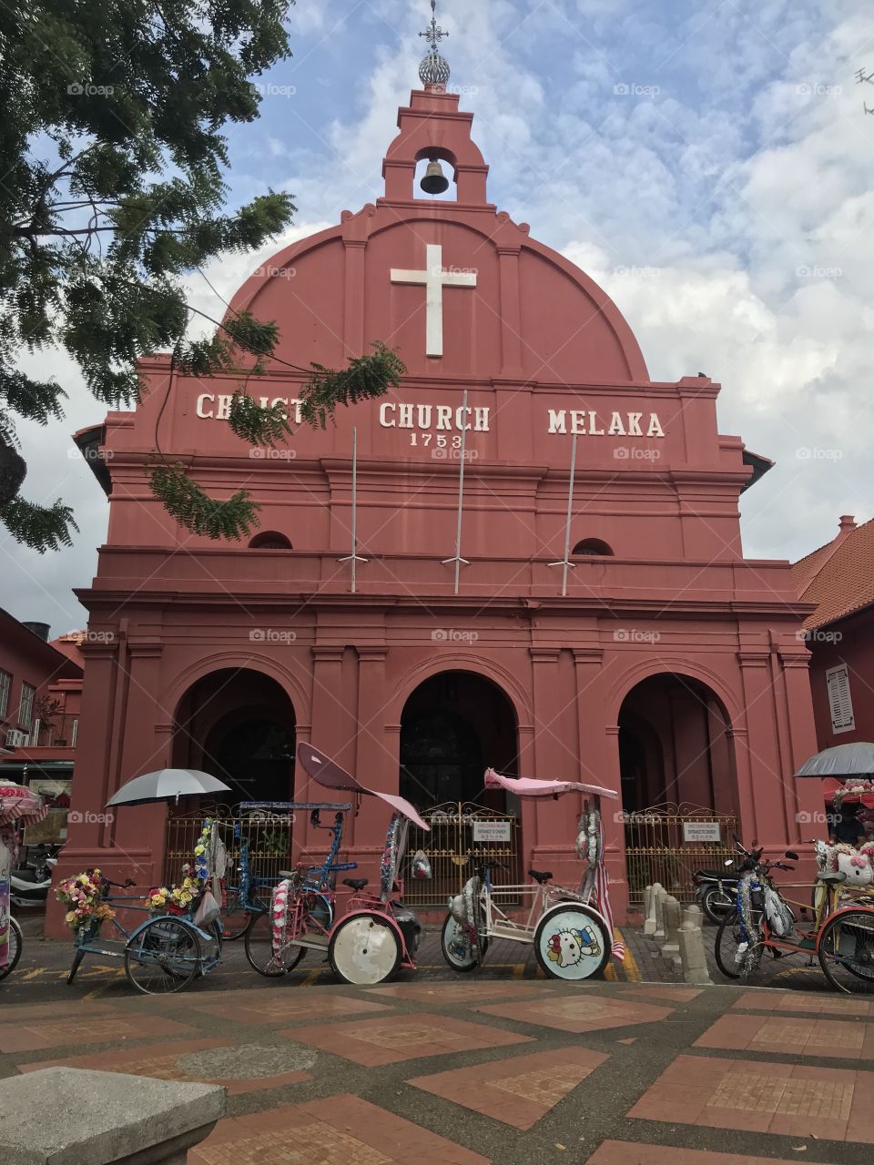 Historical Red Church, Melaka