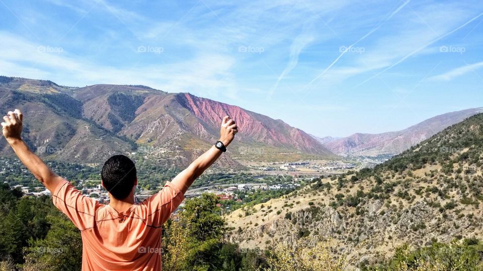 mountain hike success