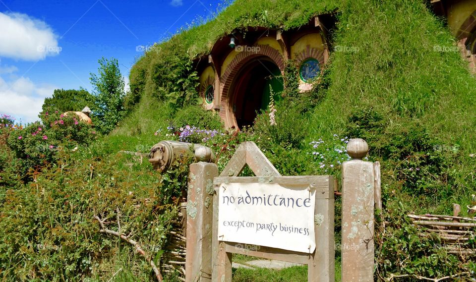 Bag End in Hobbiton