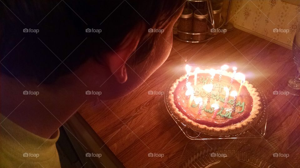 Happy Birthday. Birthday pie