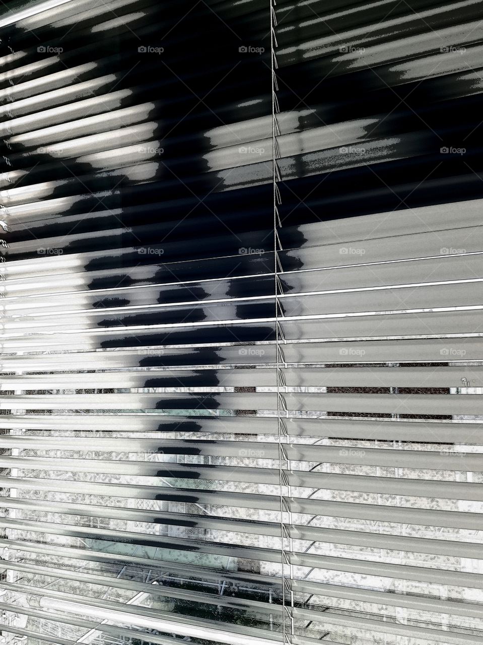 shadow behind the window