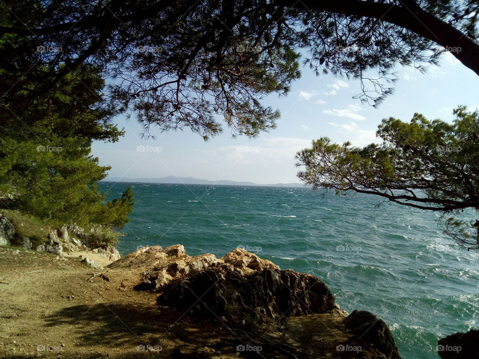 Seashore of Zadar