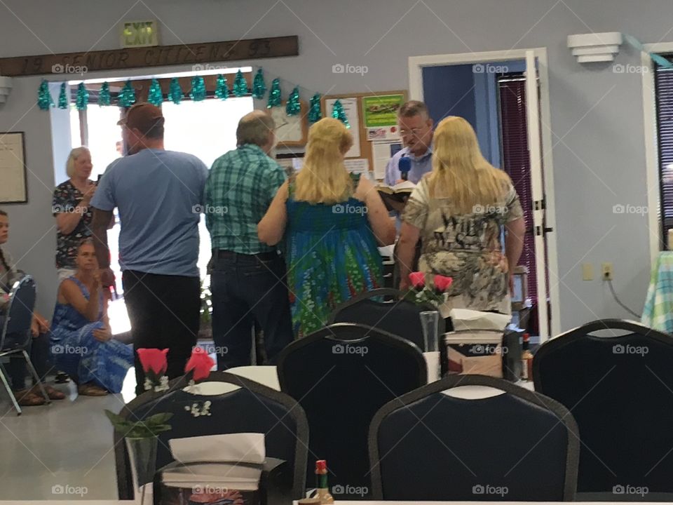 It’s never to late to get married at the senior center, they were married once now years later again.