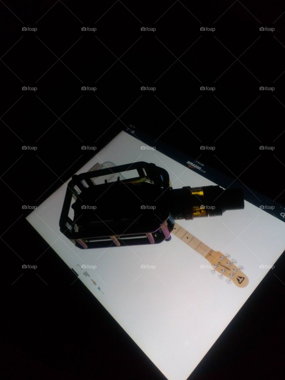 one of my vapes on my iPad