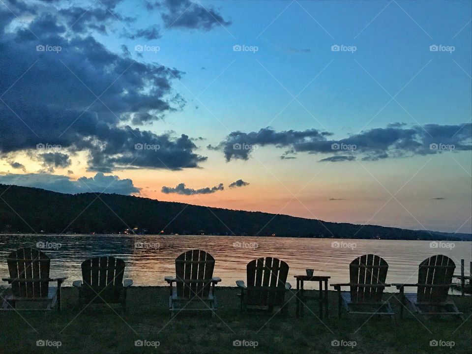 Keuka Lake sunset