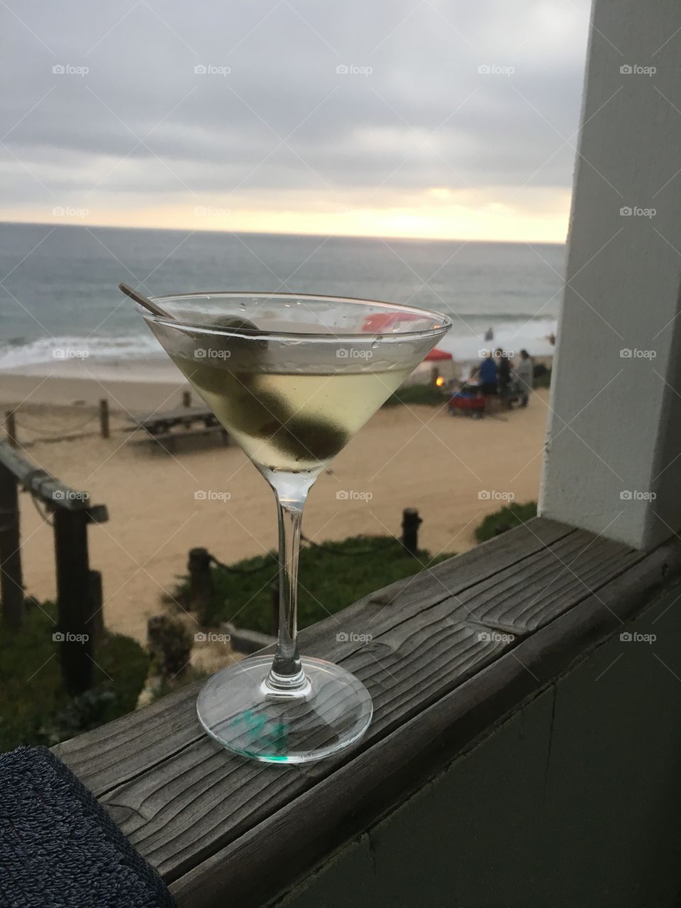 Martini at sunset