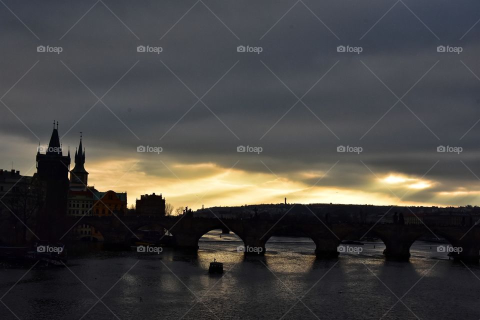 Sunset, No Person, Dawn, Architecture, City