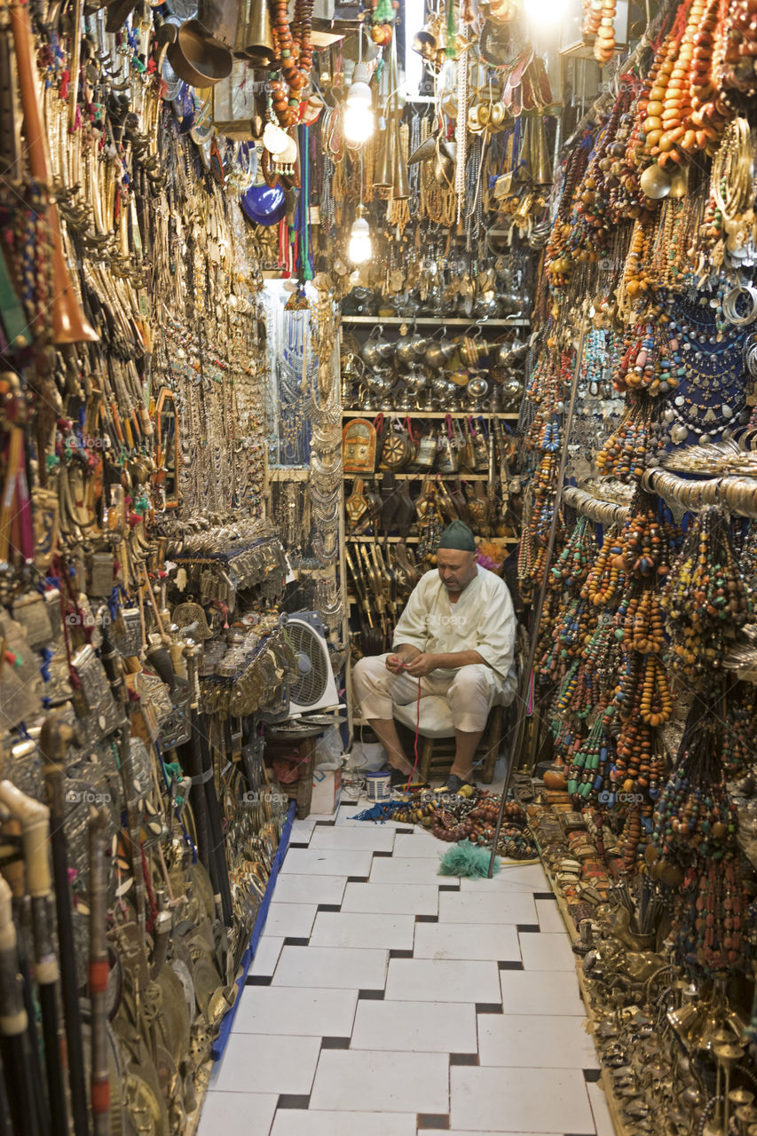 Bijou Shop in Street Market