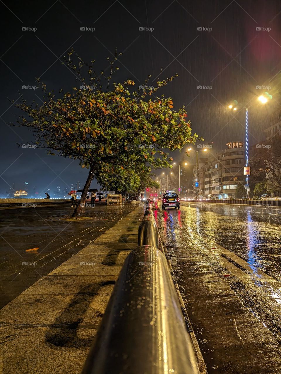 Marine drive road side view.