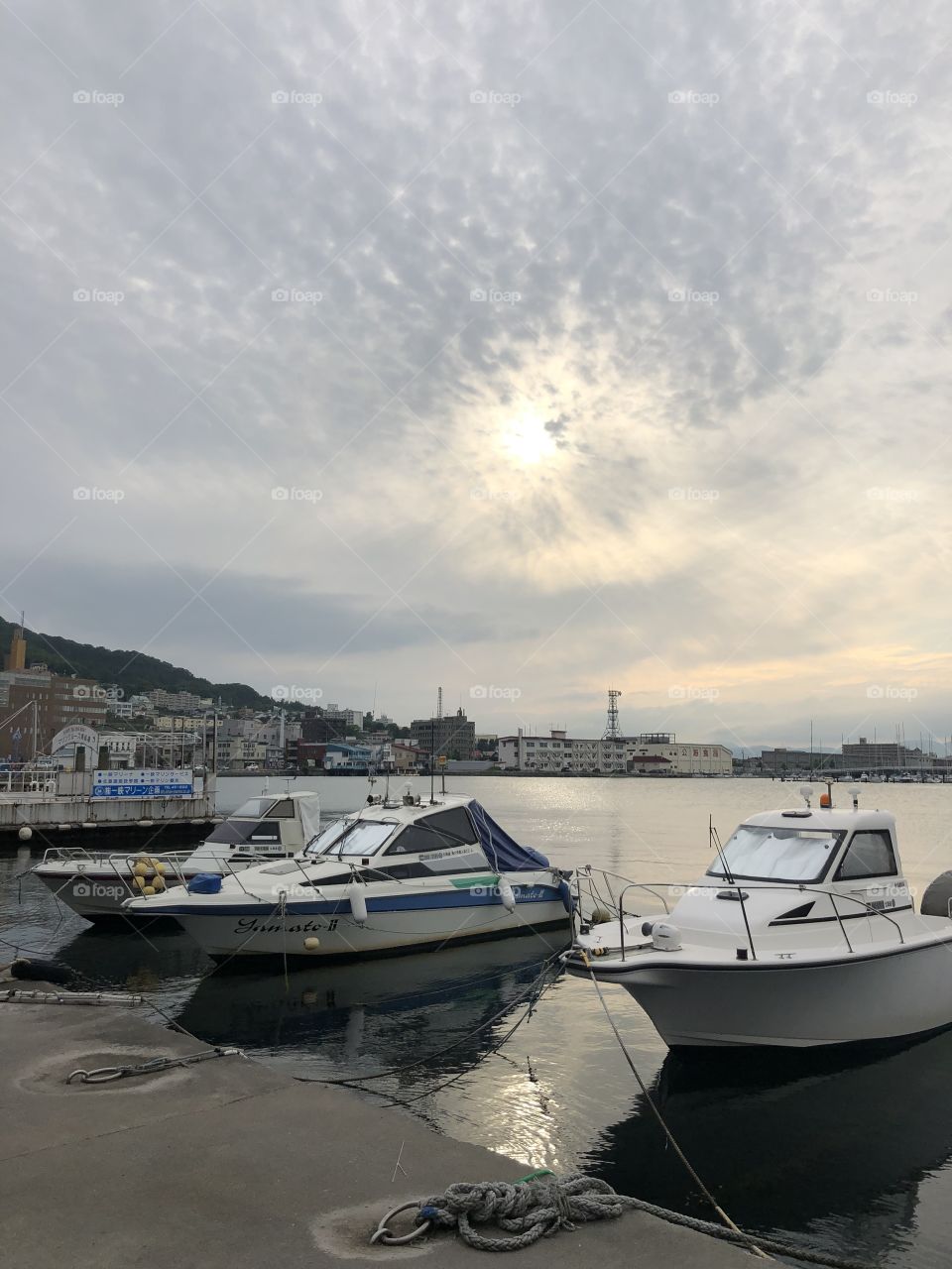 Mornings by the port 