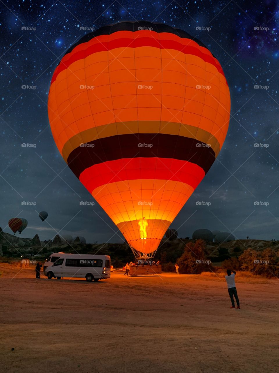 colourful Hot Air balloon
