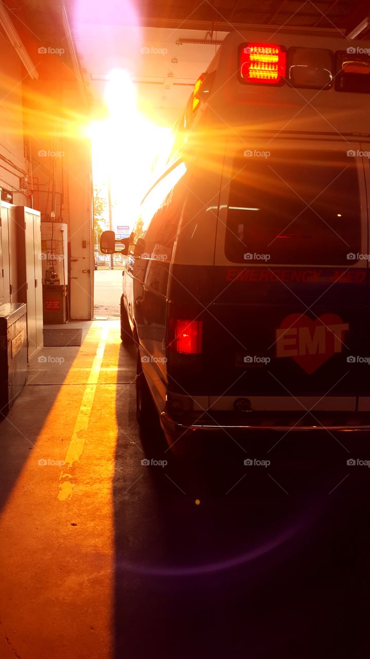 Sun setting on EMT