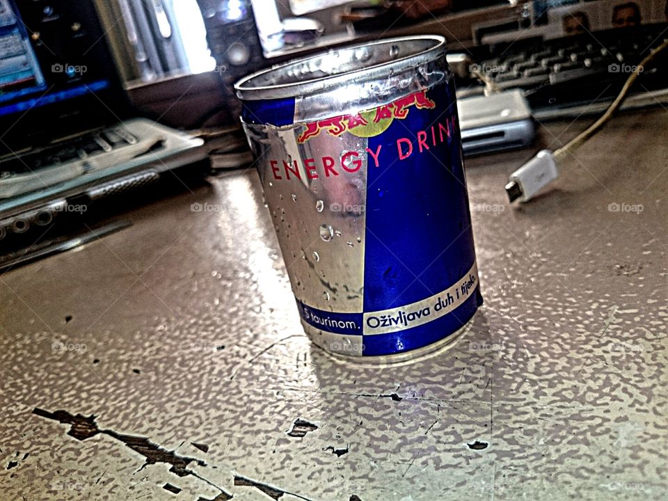 Red Bull. I was sitting drinking and thinking what to do with this 