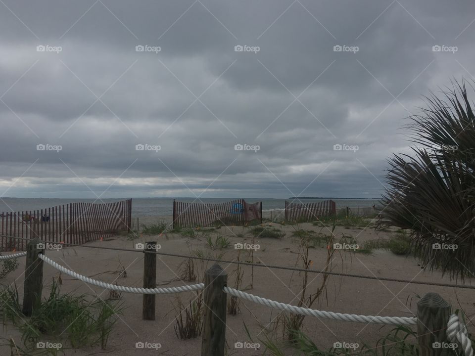 South Carolina Stunning Beach with Fences 