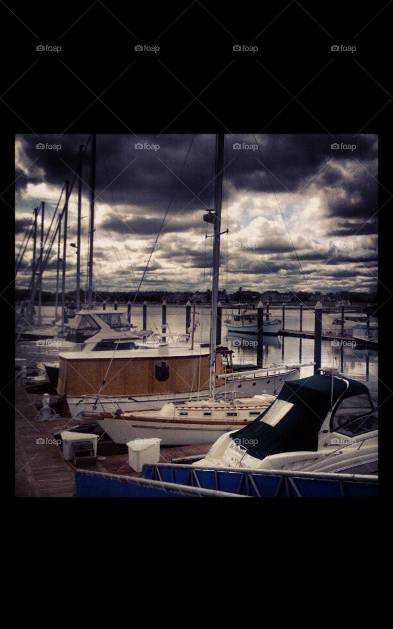 Calm Before the Storm, Wentworth By The Sea Marina, New Castle NH