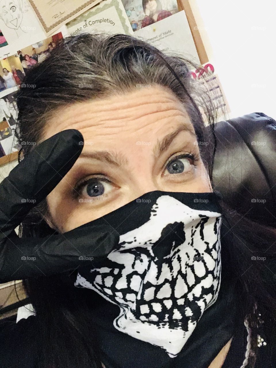 Smiling during COVID19 