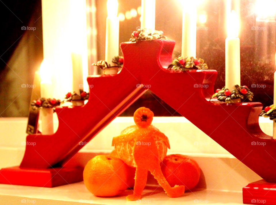 light color orange christmas by arman