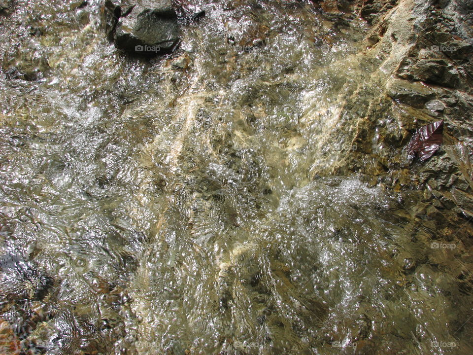 Mineralized rocks irigated