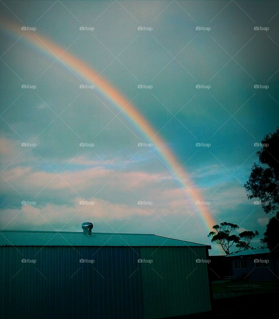 rajnbow. first thing i see when i  finished work. pretty