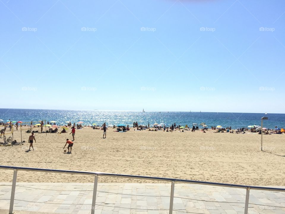 Barcelona beachfront 