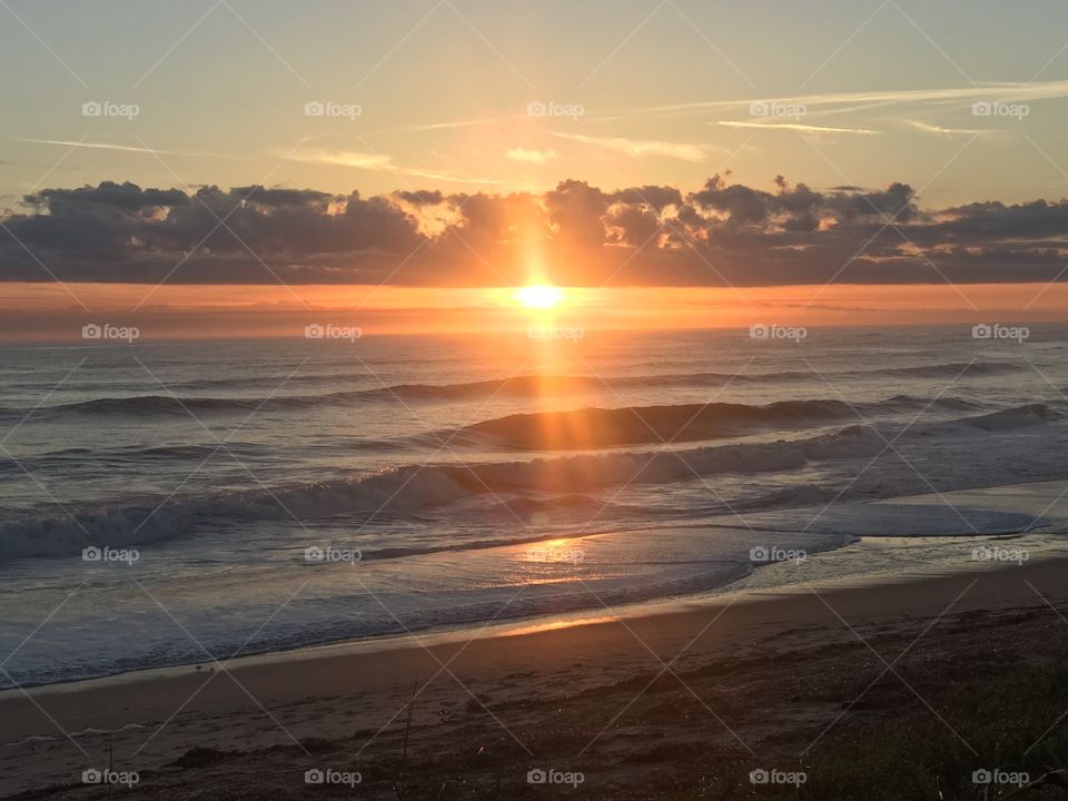 Florida Sun Rise Flagler Beach Florida 