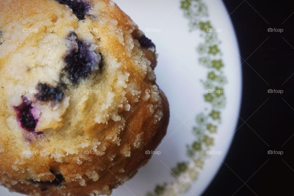 Blueberry Muffin Topview