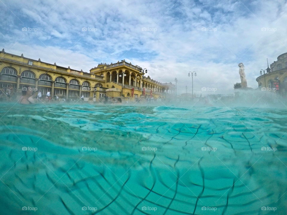 Thermal bath Szechenyi in budapest Hungary 