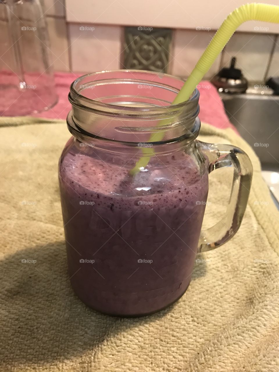 Blueberry smoothie