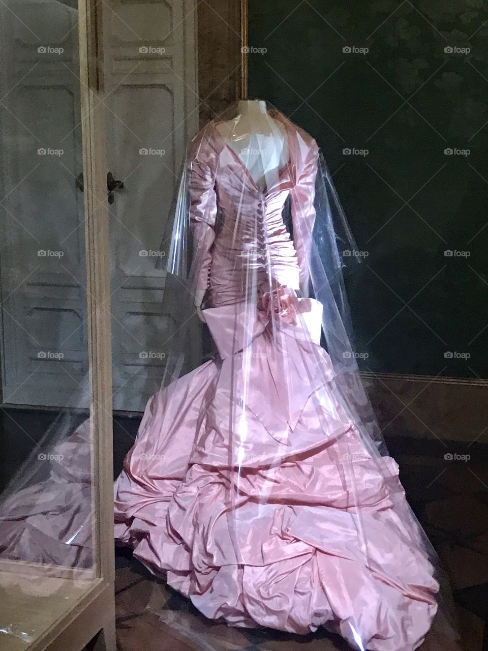 Hauntingly Beautiful, pink Luxury, in the Costume Museum in Pitti Palace 