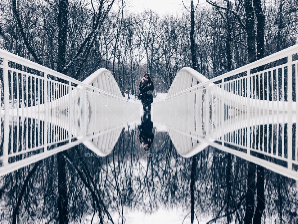 No Person, Bridge, Wood, Outdoors, Water