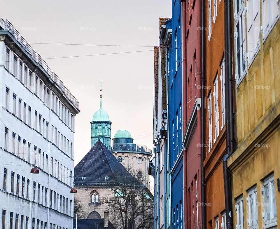 Copenhagen city view 